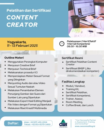 Pelatihan Content Creator