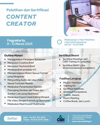 Sertifikasi Content Creator