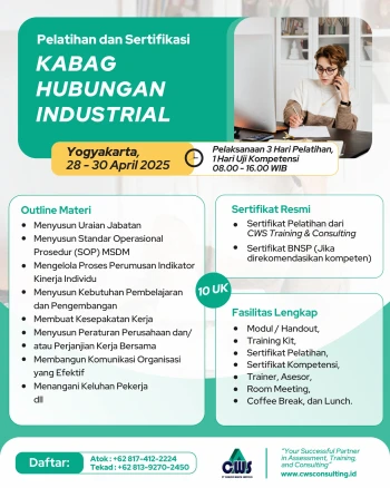 Sertifikasi Kepala Bagian Hubungan Industrial