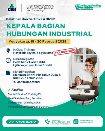 Sertifikasi Kepala Hubungan Industrial