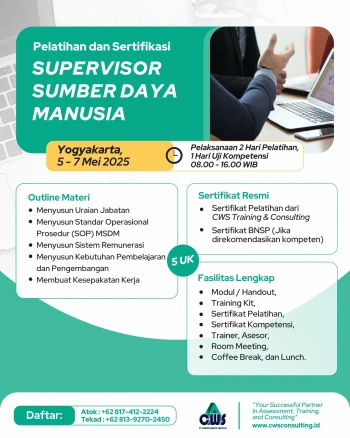 sertifikasi spv sdm