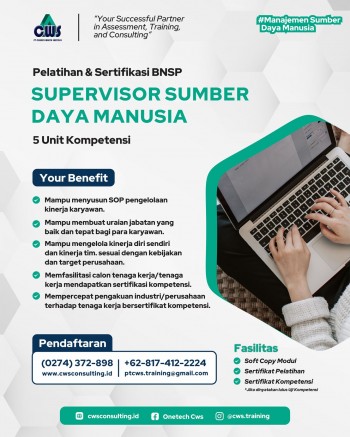 Pelatihan Online Supervisor Sumber Daya Manusia