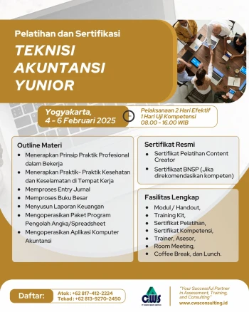 Sertifikasi Teknisi Akuntansi Yunior