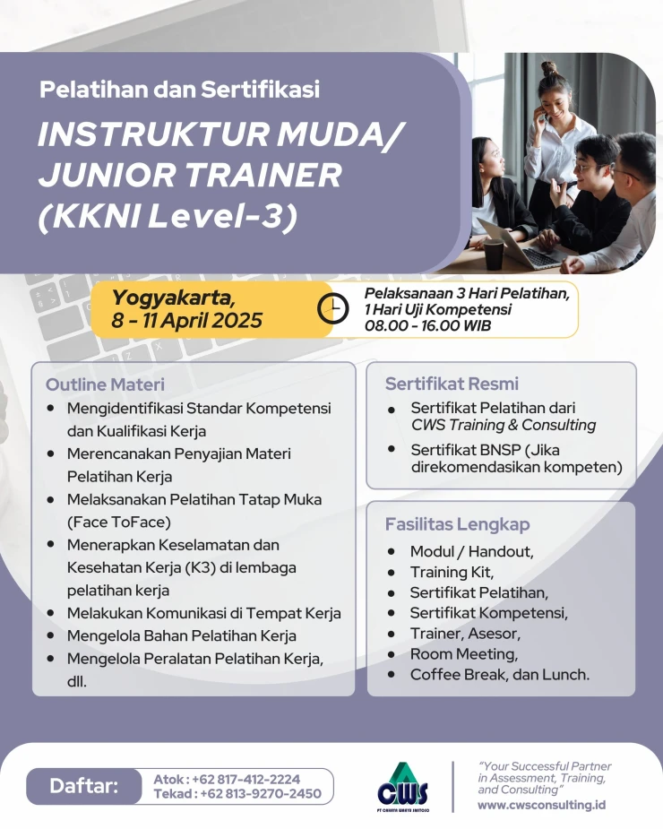 Sertifikasi Trainer TOT Level 3